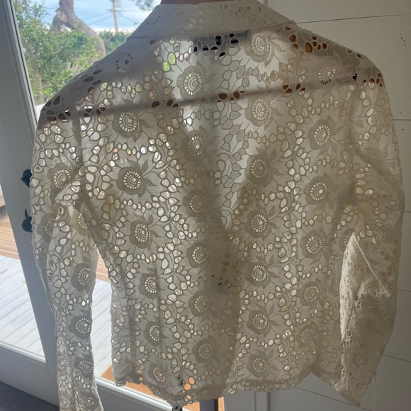 Nanette Lepore white lace jacket too - Picture 3 of 4